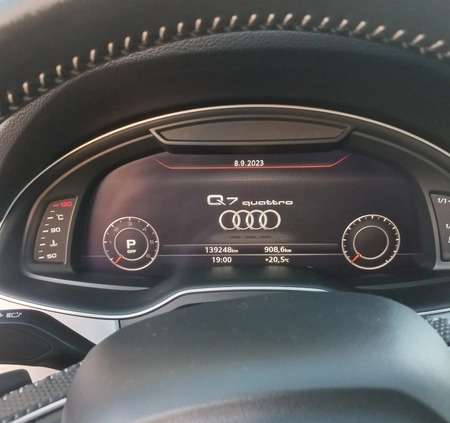 Audi Q7 cena 179900 przebieg: 144000, rok produkcji 2017 z Żuromin małe 301